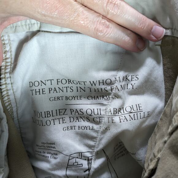 Columbia Shorts Mens 33 Tan Khaki Brown Chino Fishing Hiking Outdoor Cotton READ - Picture 9 of 10